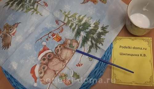 Новогодние поделки из бумажной лозы Новогодние поделки из бумажной лозы