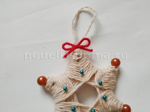 Новогоднее украшение «Месяц и звезды»