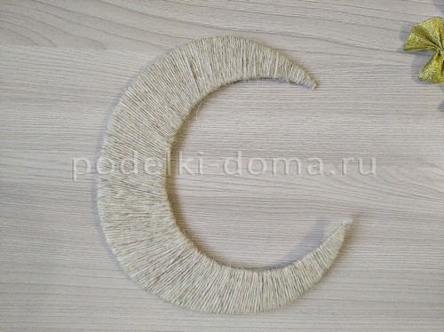 Новогоднее украшение «Месяц и звезды»