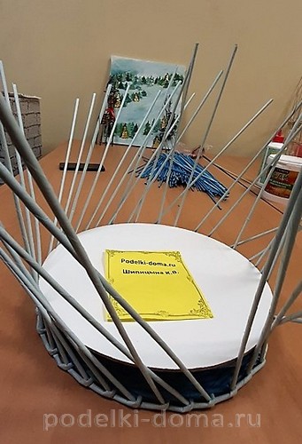 Новогодние поделки из бумажной лозы Новогодние поделки из бумажной лозы