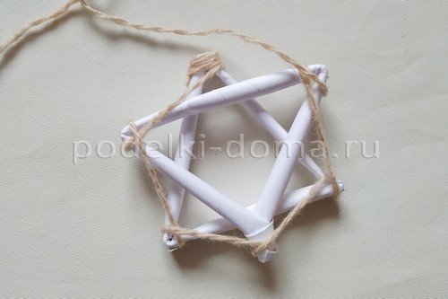 Новогоднее украшение «Месяц и звезды»