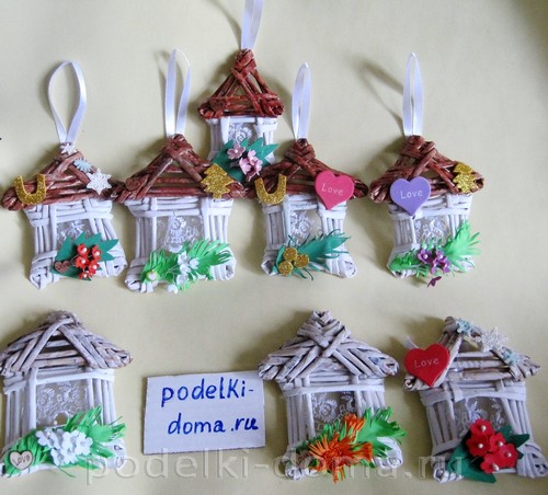 Новогоднее украшение «Месяц и звезды»