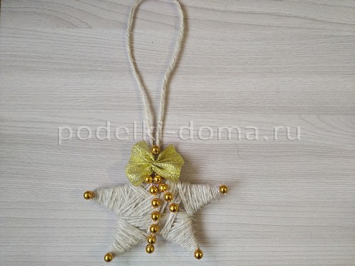 Новогоднее украшение «Месяц и звезды»