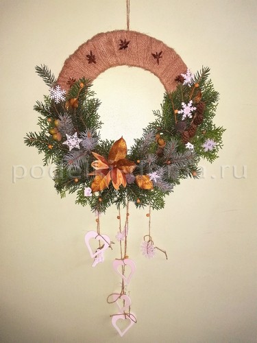 Домик и окошко — поделки из веточек