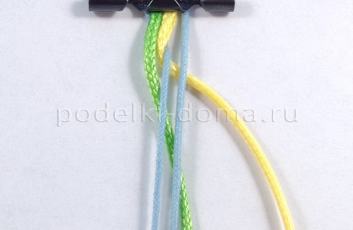 Как сплести браслеты из шнуров и нитей