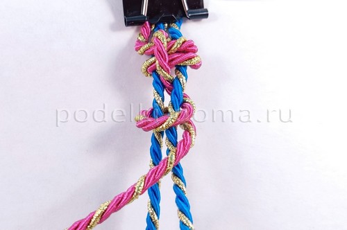 Как сплести браслеты из шнуров и нитей