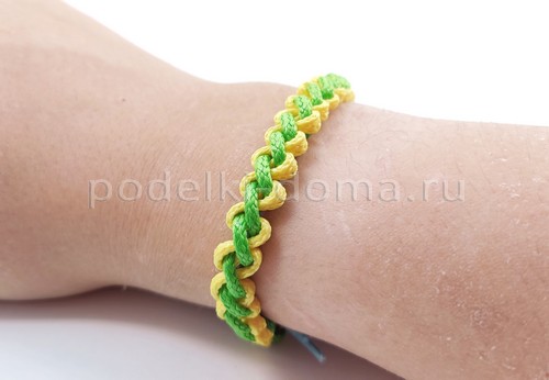 Как сплести браслеты из шнуров и нитей