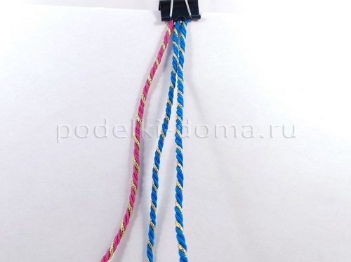 Как сплести браслеты из шнуров и нитей