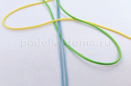 Как сплести браслеты из шнуров и нитей