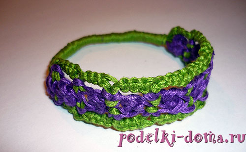 Как сплести браслеты из шнуров и нитей