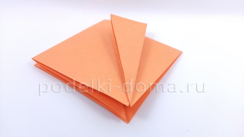 Кленовый лист из бумаги, оригами