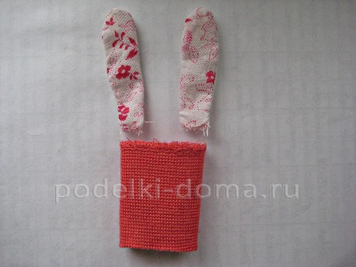 Игрушка на ёлку «Заяц» из лампочки