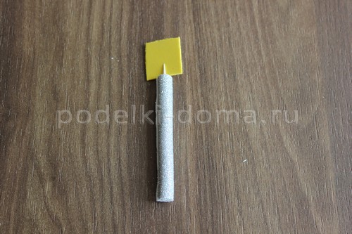 Как сделать свечу из картона и фоамирана Как сделать свечу из картона и фоамирана