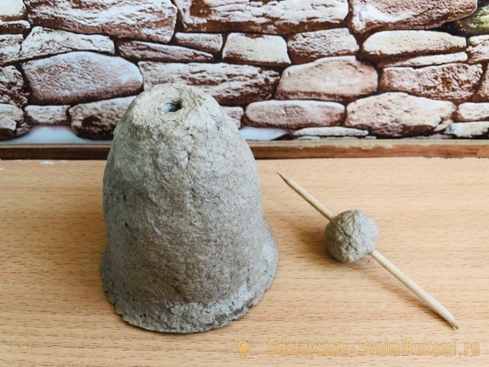 Как сделать елочная игрушку «Колокольчик» из бумаги Как сделать елочная игрушку «Колокольчик» из бумаги