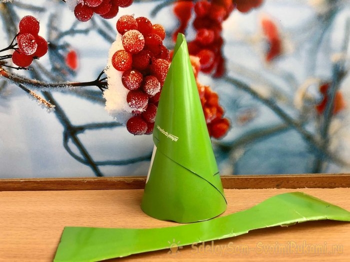 Как сделать маленькую и нарядную, новогоднюю ёлочку Как сделать маленькую и нарядную, новогоднюю ёлочку