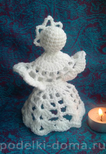 Ангел в технике макраме