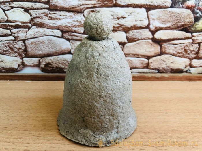 Как сделать елочная игрушку «Колокольчик» из бумаги Как сделать елочная игрушку «Колокольчик» из бумаги