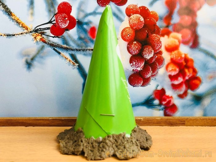 Как сделать маленькую и нарядную, новогоднюю ёлочку Как сделать маленькую и нарядную, новогоднюю ёлочку