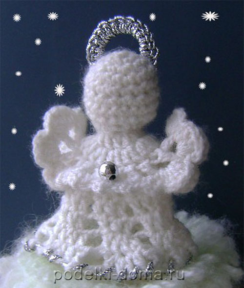 Ангел в технике макраме