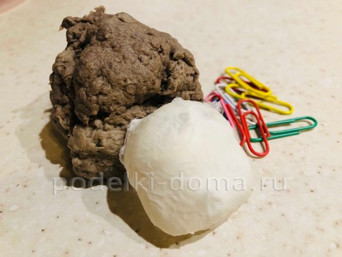 Ёлочная игрушка Зайка в технике ватного папье-маше Ёлочная игрушка Зайка в технике ватного папье-маше