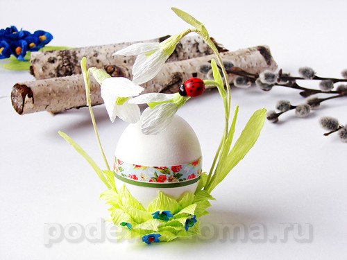 Пасхальный пакетик из картона Пасхальный пакетик из картона