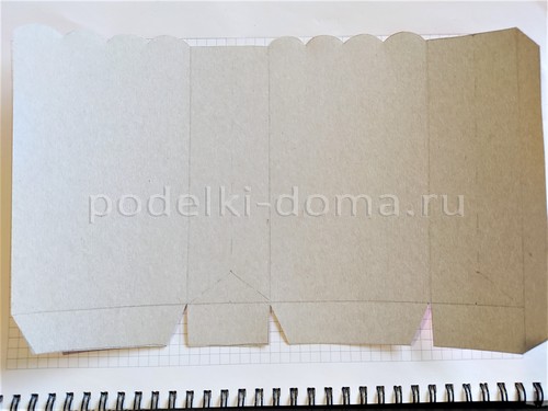 Пасхальный пакетик из картона Пасхальный пакетик из картона