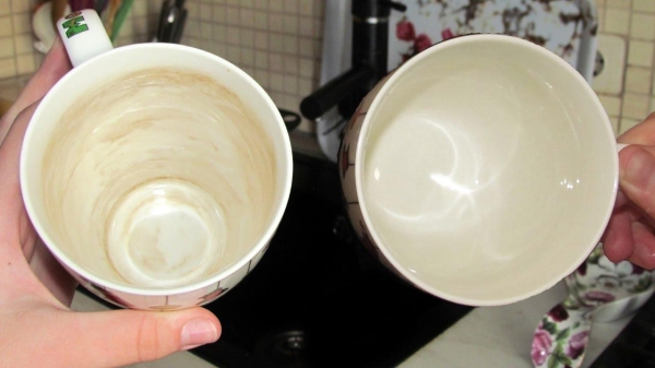 Несколько способов удалить коричневые пятна от кофе и чая с кружек Несколько способов удалить коричневые пятна от кофе и чая с кружек